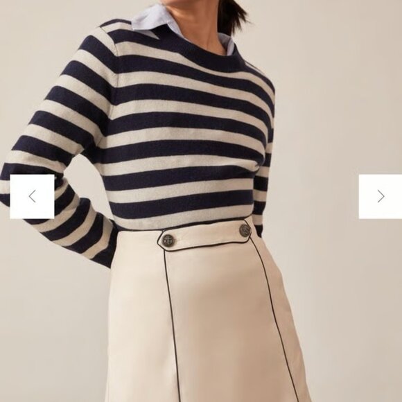 Maeve Structured Mini Skirt - Size 10 (NWT) - Picture 1 of 6